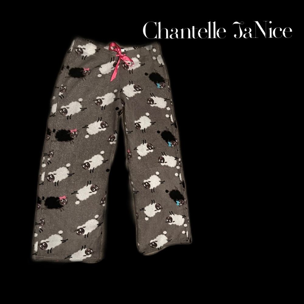 Kids sheep pajama pants. Size Large. Polyester.